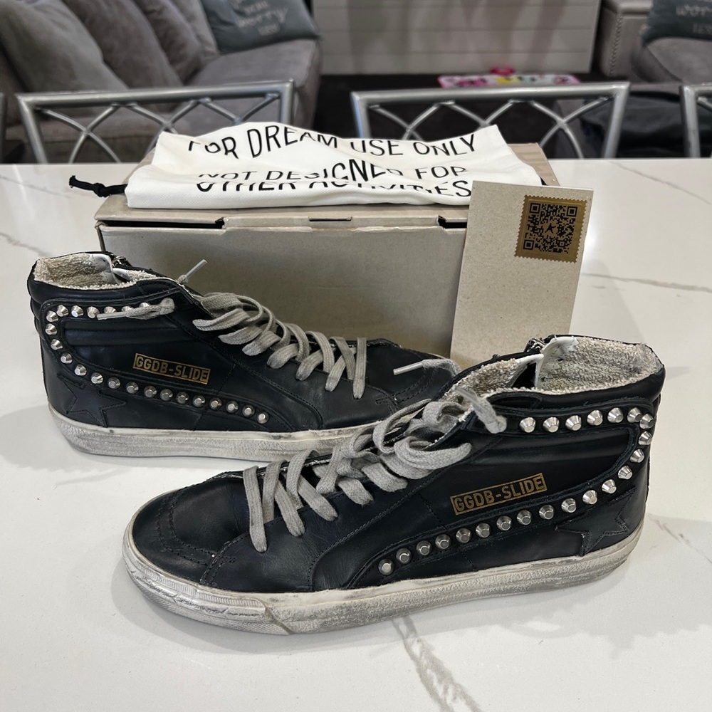 BNIB Golden Goose Studded Slides